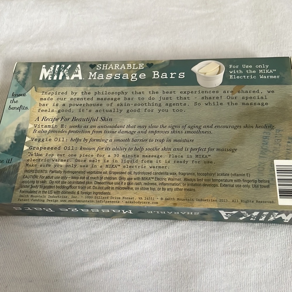 Mika massage bars 4 per box